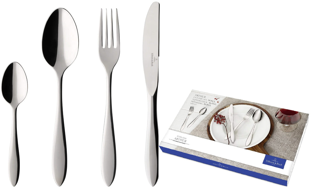 Juego de cubiertos Villeroy & Boch Arthur - Acero inoxidable - 30 piezas / 6 personas