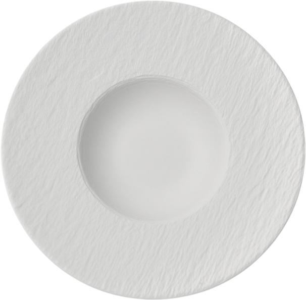 Plato Hondo / para Pasta Villeroy & Boch Manufacture Rock - Blanco - ø 28 cm