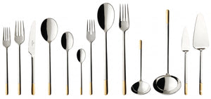 Juego de cubiertos Villeroy & Boch Ella - 113 piezas / 12 personas - Dorado