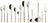 Villeroy & Boch Cutlery set Ella - Gold-plated - 113-piece / 12 people