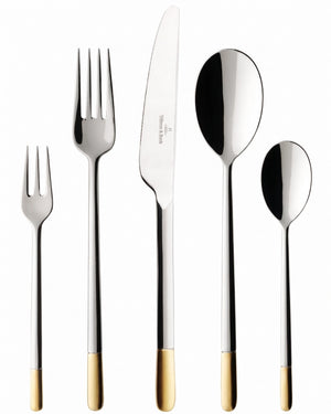 Juego de cubiertos Villeroy & Boch Ella - 30 piezas / 6 personas - Dorado