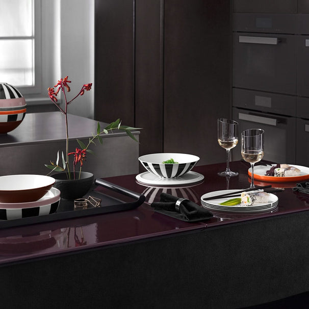 Set de vajilla Villeroy & Boch La Boule - Memphis 7 piezas / 2 personas - 2x cuenco, 2x fuente, 2x plato universal, 1x fuente para servir