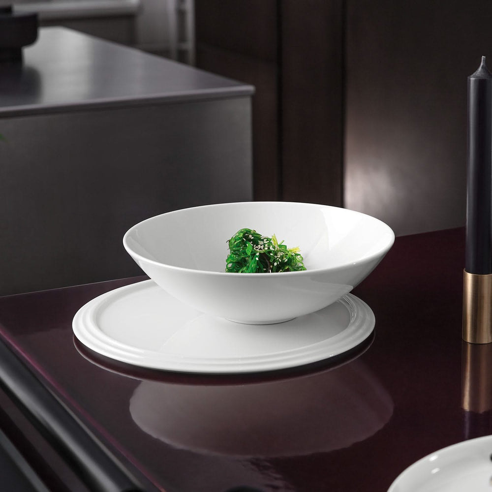 Villeroy & Boch Dinnerware Set La Boule White 7-piece / 2 persons - 2 bowls, 2 dishes, 2 universal plates and 1 serving dish