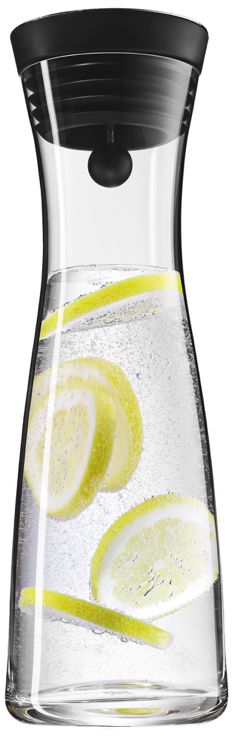 WMF Basic Water Carafe - Black/Silver - 1.5 liters
