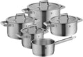 WMF Set de ollas Comfort Line - 5 piezas - Cacerolas ø 16, 20, 20 y 24 cm y cazo ø 16 cm