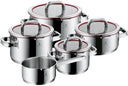 WMF Cookware Set Function 4 - Stainless Steel - 5 Piece - Saucepan ø 16, 20, 20 and 24 cm and Saucepan ø 16 cm
