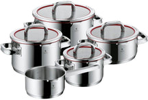 WMF Cookware Set Function 4 - Stainless Steel - 5 Piece - Saucepan ø 16, 20, 20 and 24 cm and Saucepan ø 16 cm
