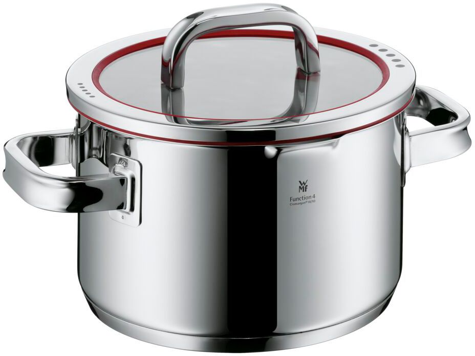 WMF Cookware Set Function 4 - Stainless Steel - 5 Piece - Saucepan ø 16, 20, 20 and 24 cm and Saucepan ø 16 cm
