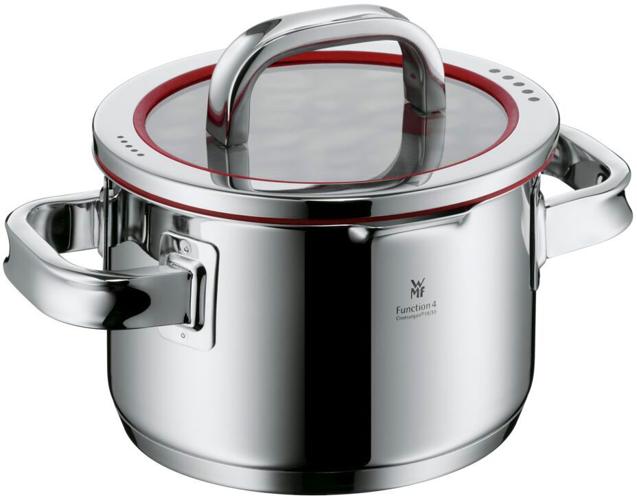WMF Cookware Set Function 4 - Stainless Steel - 5 Piece - Saucepan ø 16, 20, 20 and 24 cm and Saucepan ø 16 cm
