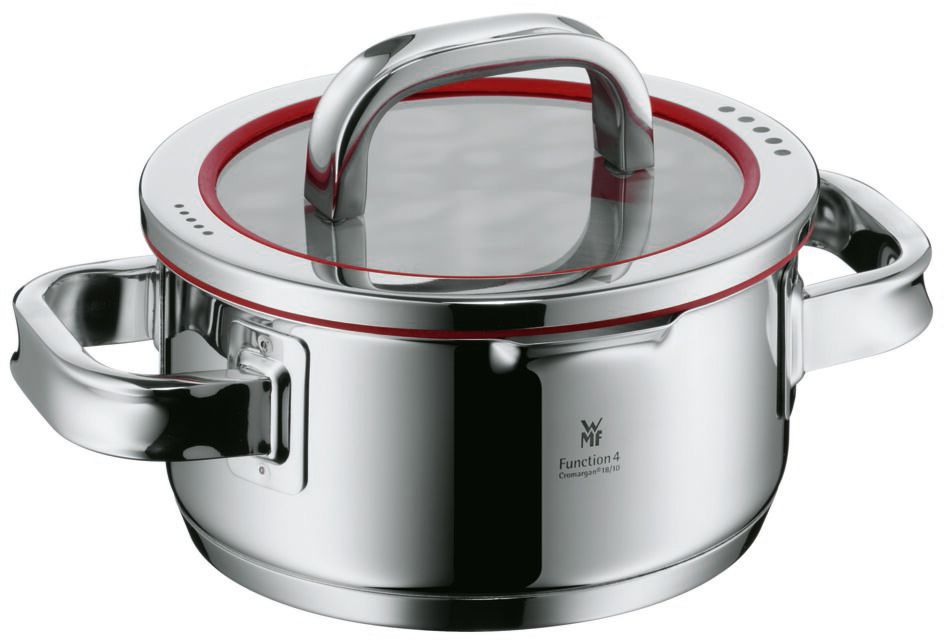 WMF Cookware Set Function 4 - Stainless Steel - 5 Piece - Saucepan ø 16, 20, 20 and 24 cm and Saucepan ø 16 cm

