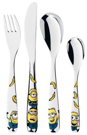 WMF Cubiertos infantiles Minions 4 piezas