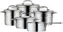 WMF Set de ollas Mini - 5 piezas - Olla ø 16, 20, 20 y 24 cm y cazo ø 16 cm