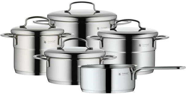 WMF Set de ollas Mini - 5 piezas - Olla ø 16, 20, 20 y 24 cm y cazo ø 16 cm
