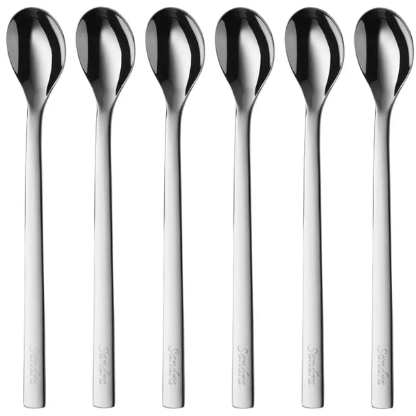 WMF Cucharas para latte macchiato Nuova - 6 piezas