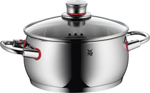 WMF Set de ollas Quality One - Acero inoxidable - 5 piezas - Olla ø 16, 20, 20 y 24 cm y cazo ø 16 cm