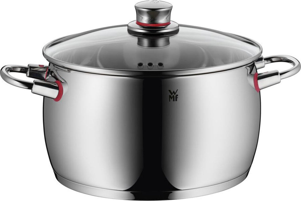WMF Set de ollas Quality One - Acero inoxidable - 5 piezas - Olla ø 16, 20, 20 y 24 cm y cazo ø 16 cm