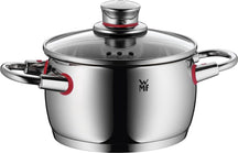 WMF Set de ollas Quality One - Acero inoxidable - 5 piezas - Olla ø 16, 20, 20 y 24 cm y cazo ø 16 cm