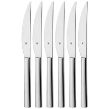 WMF Steak Knives Nuova - 6 pieces - Including FREE Cookinglife Pepper and Salt Mill Set