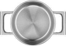 WMF Set de ollas Ultimate Cool 5 piezas - Acero inoxidable - Olla ø 16, 20, 20, 24 cm y cazo ø 16 cm