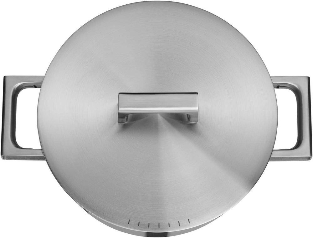 WMF Set de ollas Ultimate Cool 5 piezas - Acero inoxidable - Olla ø 16, 20, 20, 24 cm y cazo ø 16 cm