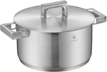 WMF Set de ollas Ultimate Cool 5 piezas - Acero inoxidable - Olla ø 16, 20, 20, 24 cm y cazo ø 16 cm