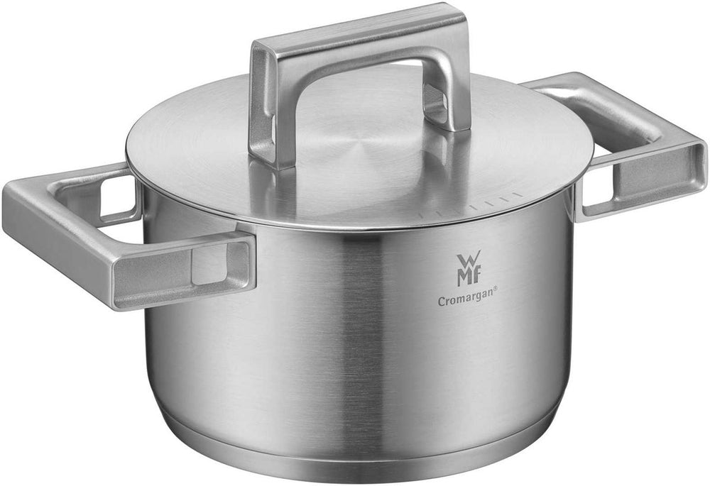 WMF Set de ollas Ultimate Cool 5 piezas - Acero inoxidable - Olla ø 16, 20, 20, 24 cm y cazo ø 16 cm