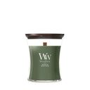 WoodWick Vela Aromática Mediana Frasier Fir - 11 cm / ø 10 cm - Vela Aromática en Vidrio - Mecha de Madera