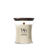 WoodWick Vela Aromática Mediana Patchouli Crème - 11 cm / ø 10 cm - Vela Aromática en Vidrio - Pabilo de Madera