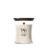 WoodWick Scented Candle Medium Tonka & Almond Milk - 11 cm / ø 10 cm - Scented Candle in Glass - Wooden Wick