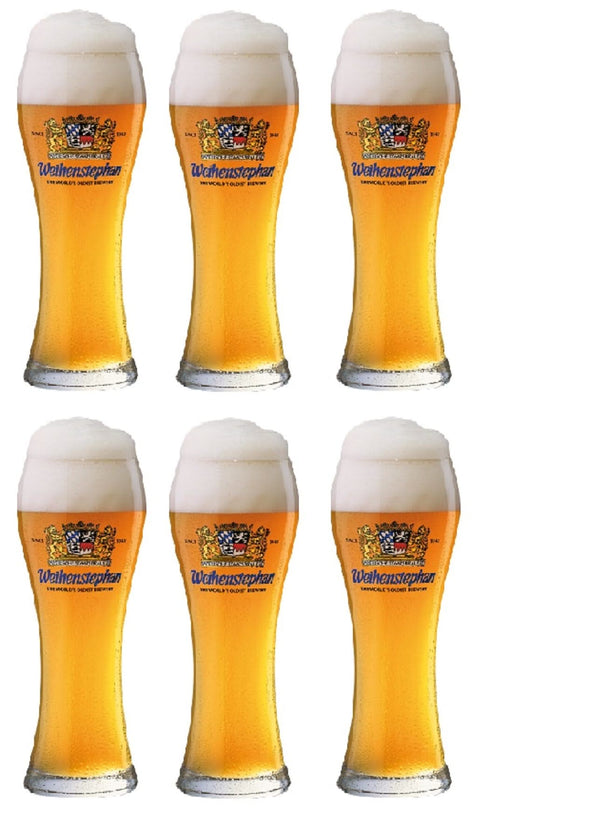 Vasos de cerveza Weihenstephaner Weizen - 500 ml - 6 unidades
