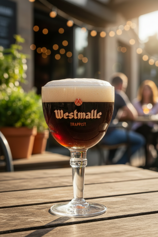Vasos de cerveza Westmalle Trappist - 330 ml - 2 piezas