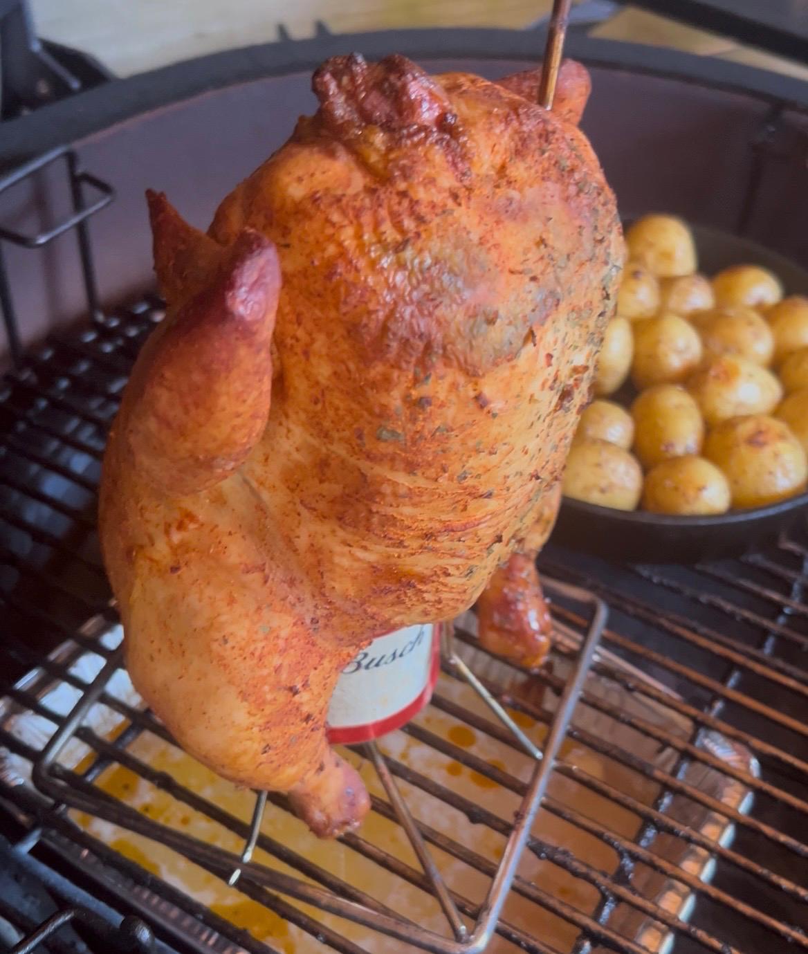 The ultimate BBQ showstopper: juicy inside, golden-brown and crispy on the outside.