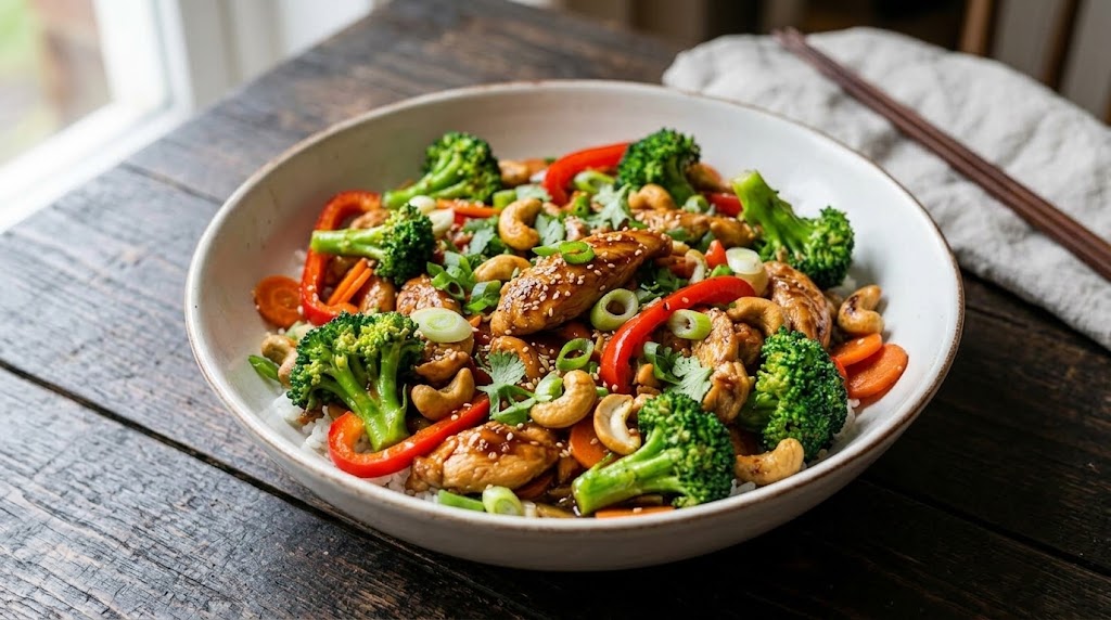 Quick, crisp and bursting with flavor from the wok