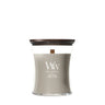 WoodWick Vela Aromática Medium Wood Smoke - 11 cm / ø 10 cm - Vela Aromática en Vidrio - Mecha de Madera