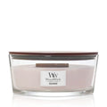 Vela aromática WoodWick Elipse Palo de Rosa - 9 cm / 19 cm - Vela aromática en vidrio - Mecha de madera