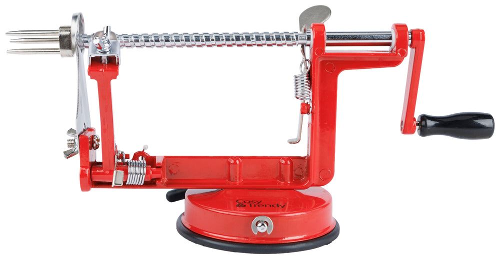 Cosy & Trendy Apple Peeler with Suction Cup - Red