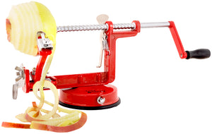 Pelador de manzanas Cosy & Trendy con ventosa - Rojo
