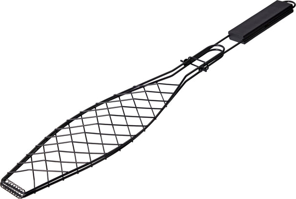 Cookinglife BBQ Fish Grill Fire & Flavour - Non-Stick Metal - Grilling Fish and Vegetables