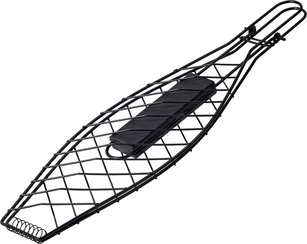 Cookinglife BBQ Fish Grill Fire & Flavour - Non-Stick Metal - Grilling Fish and Vegetables