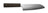 Yaxell Cuchillo Santoku Hana 16.5 cm - Acero inoxidable de 3 capas - mango de madera Pakkah marrón oscuro