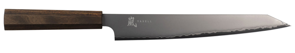 Yaxell Carving knife Hana 23 cm - 3 layer stainless steel - dark brown Pakka wood handle