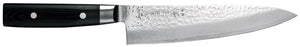 Cuchillo de chef Yaxell Zen 20 cm - acero damasco inoxidable de 37 capas - mango de Micarta canvas