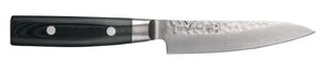 Cuchillo de oficina Yaxell Zen 12 cm - acero damasco inoxidable de 37 capas - mango de Micarta canvas