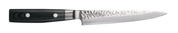 Cuchillo para carne Yaxell Zen 15 cm - acero damasco inoxidable de 37 capas - mango de Micarta canvas