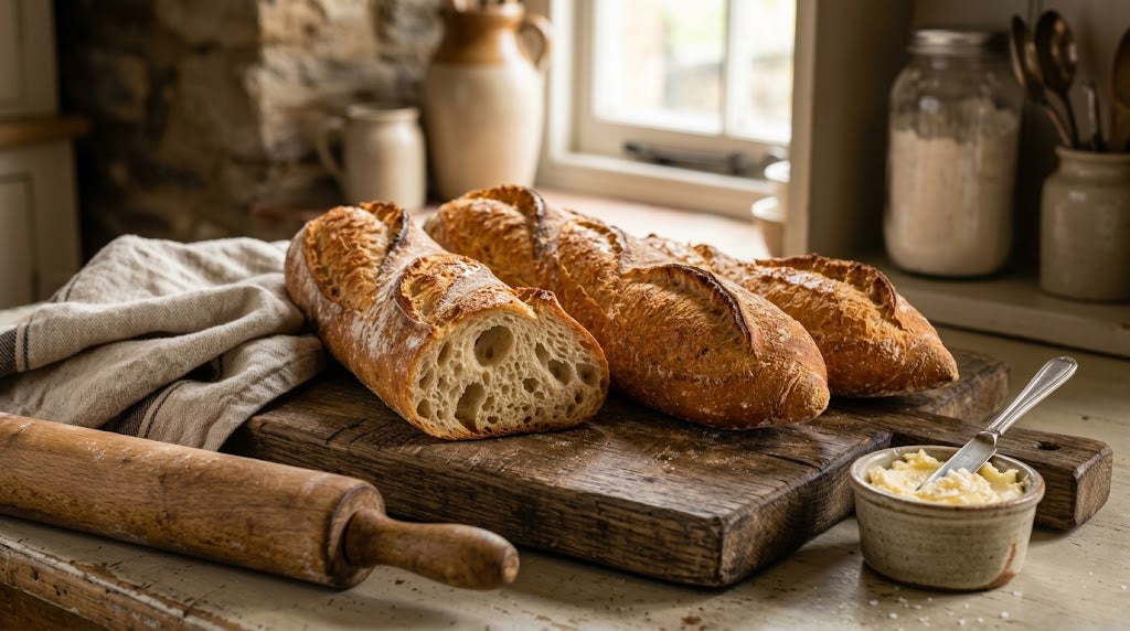 Crispy on the outside, airy on the inside. Here's how to bake it yourself.