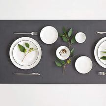 ASA Selection Dinner Plates A Table Ligne Noire ø 26.5 cm - 4 pieces