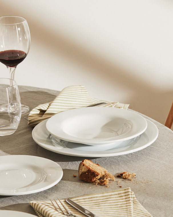 Alessi Deep Plates PlateBowlCup ø 22 cm - 4 pieces - Jasper Morrison - AJM28/2