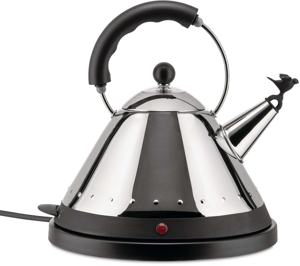 Alessi kettle MG32 RVS / Negro - 1.5 liter - 2000 W - Michael Graves - MG32 B