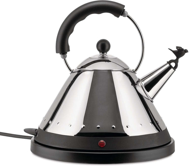 Alessi kettle MG32 RVS / Negro - 1.5 liter - 2000 W - Michael Graves - MG32 B
