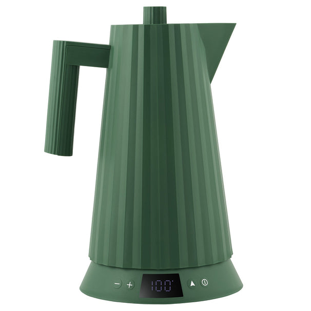 Alessi kettle Plissé con ajuste de temperatura verde - 1.7 litros - 1850 W - Michele De Lucchi - MDL21 GR